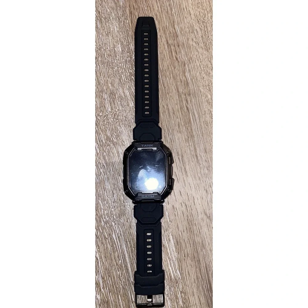 SATM Tank Black Waterproof Smartwatch Only